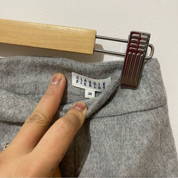 Claudi Pierlot Knit Wool Mini Skirt - Picture 4 of 4